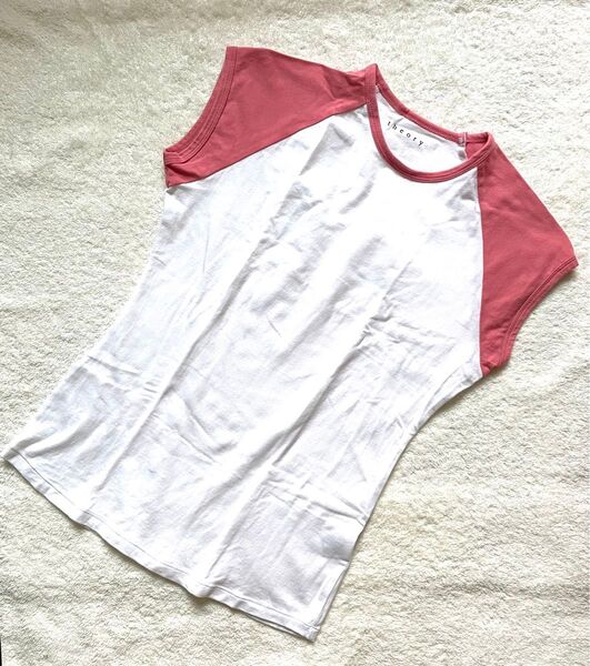 theory Tシャツ クルーネック フレンチ袖