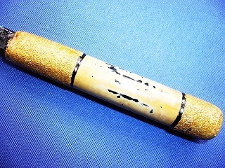 A 和剃刀 (日本剃刀)/特撰請合 特級 登録商標 寺正 特製/カミソリ/全長15.5㎝.刃7.0㎝/手元白漆研出し&金粉滑り止め仕上げ