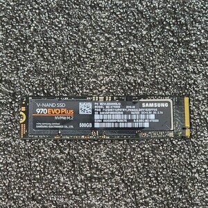 SAMSUNG SSD 970 EVO Plus(MZ-V7S500) 500GB NVMe SSD フォーマット済み PCパーツ M.2 2280 動作確認済み 480GB 512GB