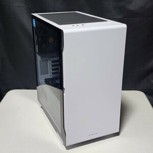 【送料無料】Thermaltake S100 TG Snow Edition ミドルタワー型PCケース(ATX) 強化ガラスパネル ケースファン×8基搭載