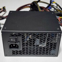 SCYTHE 剛力短3(SPGT3-500P) 500W 80PLUS BRONZE認証 ATX電源ユニット セミプラグイン 動作確認済み PCパーツ_画像4