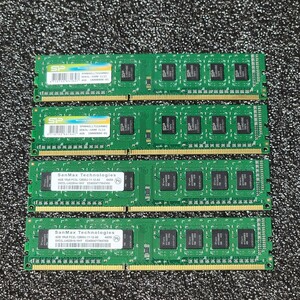 SiliconPower/SanMax DDR3L-1600MHz 16GB (4GB×4枚キット) 動作確認済み デスクトップ用 PCメモリ 