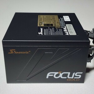 Seasonic FOCUS 650 Gold(SSR-650FM) 650W 80PLUS GOLD認証 ATX電源ユニット セミプラグイン 動作確認済み PCパーツ