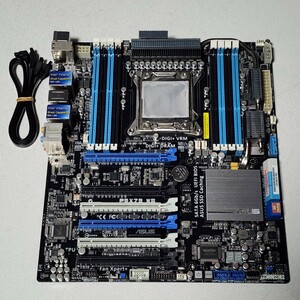 ASUS P9X79 WS LGA2011 ATXマザーボード 最新Bios 動作確認済 PCパーツ