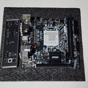 MSI H110I-S02 IOパネル付属 LGA1151 Mini-ITXマザーボード 第6・7世代CPU対応 Bios 動作確認済 PCパーツ