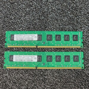 SanMax DDR3L-1600MHz 16GB (8GB×2枚キット) SMD3L-U8G28HA-16KF 動作確認済み デスクトップ用 PCメモリ 