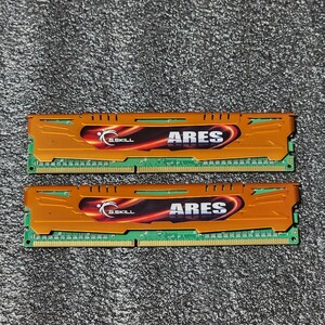 G.SKILL ARES DDR3-1600MHz 8GB (4GB×2枚キット) F3-1600C9D-8GAO 動作確認済み デスクトップ用 PCメモリ 