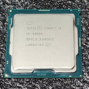 CPU Intel Core i9 9900K 3.6GHz 8コア16スレッド CoffeeLake PCパーツ インテル 動作確認済み