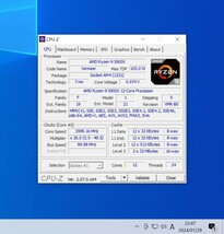 CPU AMD RYZEN9 5900X 3.7GHz 12コア24スレッド Socket AM4 PCパーツ 動作確認済み_画像6