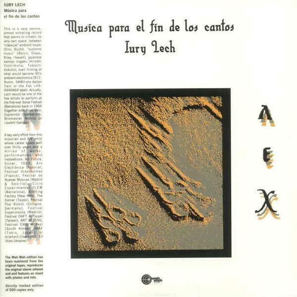 Iury Lech イウリ・レッヒ - Msica Para El Fin De Los Cantos 500枚限定リマスター再発アナログ・レコード