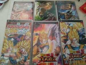 ドラゴンボールZ 真武道会 タッグバーサス PSP 6本まとめ売り　動作品