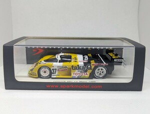 1/43 spark TOYOTA 88C Le Mans 1988 スパーク トヨタ ルマン24時間レース WEC タカキュー taka-Q 37号車 #37