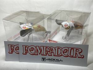 釣りフェスティバル2024 限定品　ジャッカル ポンパドール カップヌードル オリジナル&シーフード　2個セット ステッカー2枚付き