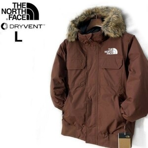 1円～!売切!【正規新品】THE NORTH FACE◆MCMURDO BOMBER JACKET マクマードボンバー ダウンジャケット US限定 新作 防寒(L)茶 190122-175