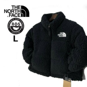 1円～!売切!【正規新品】THE NORTH FACE W HIGH PILE NUPTSE JACKET ダウンジャケット シェルパ ヌプシ US限定 モコモコ(L)黒 190122‐160