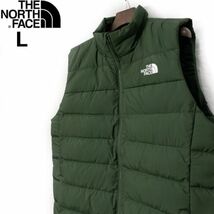 1円～!売切!【正規新品】THE NORTH FACE◆ACONCAGUA 3 VEST ダウンベスト アコンカグア US限定 軽量 撥水 アウトドア(L)緑 190122-80_画像1