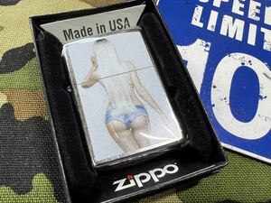 ●新品●送料込●ホットパンツ姿のセクシーな女性のフォトショ ジッポーライター mercismith2zippo Z218-098029/SEXY/girl/lingerie