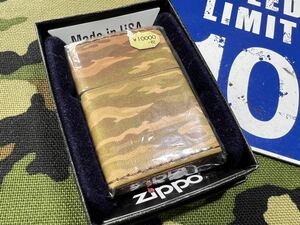 ●新品/未開封●ミリタリー好きの方に ブラウン カモフラージュ デザイン 革巻き の ジッポーライター mercismith2zippo 20CDA