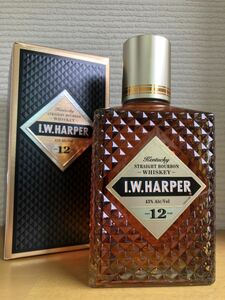 新品化粧箱付♪ウイスキー IW ハーパー 12年 43% 750ml　whisky/バーボンウイスキー/mercismith2 l.W.HARPER