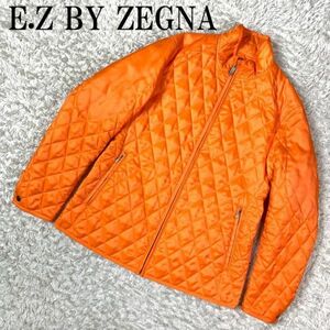 E.Z BY ZEGNA キルティングジャケット オレンジ イージーバイゼニア 中綿ジャケット M B4718