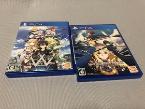 ＰＳ４　ソフト 2本セット ソードアートオンライン ゲームディレクターズエディション　アリシゼーション リコリス