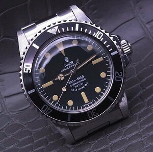 TUDOR ビンテージ 小薔薇サブマリーナ OH済み インナーサークル無し 7016/0 自動巻 /予備5連ブレス付 歩度良好です。