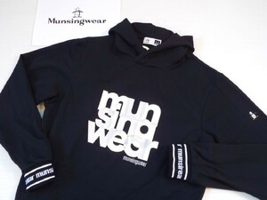 ★超美品★Munsingwear マンシングウェア / ロゴプリント 薄手 プルオーバー パーカー / サイズLL