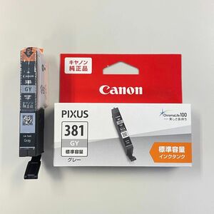 【新品未使用】Canon インクジェットプリンタ用 インク 2本 グレー