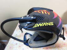 スキー◆SWANS スワンズ SLヘルメット チンガード付き_画像2