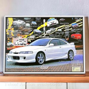 当時物!! CRUX ホンダ インテグラ 広告 /ポスター ホンダ HONDA Acura Integra Type-R エアロ DC1 DC2 DB6 DB7 DB8 DB9 3th gen Mk3 B18C