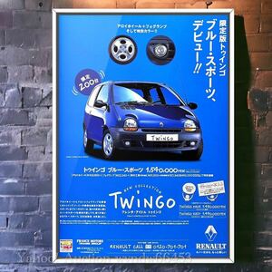  that time thing!!! Renault Twingo blues Poe tsu advertisement / catalog blue * sport Renault Twingo Renault Twingo custom wheel 