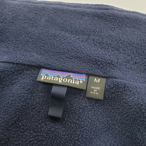 ＊b 【USA製】 パタゴニア patagonia ナイロン 裏地フリース シェルド シンチラジャケット ブルゾン Mサイズ メンズ アウター 米国製 42101の画像6