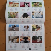 ソニー生命　壁掛けカレンダー　2024 ★　ゆかいな子犬たち_画像2