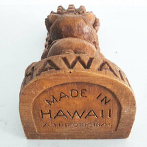 ハワイ製 知慧の神様 置物 人形 木製 インテリア ディスプレイ オブジェ HAWAII_画像5