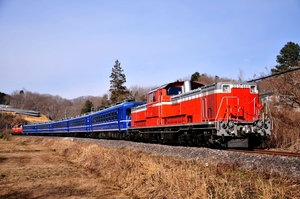 鉄道 デジ 写真 画像 八高線 DD51 12系 試運転 訓練 1