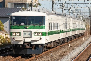 鉄道 デジ 写真 画像 わんだフルTRAIN 185系 C1編成 新幹線リレー号塗装 2