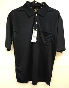 XEBEC　ジーベック　半袖ポロシャツ　ネイビー　Lサイズ　メンズ　01