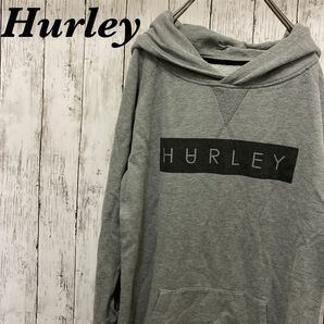 Hurley ハーレー　パーカー　ロングパーカー　グレー　スウェット　フーディー　長袖　 プルオーバー　Ｍ