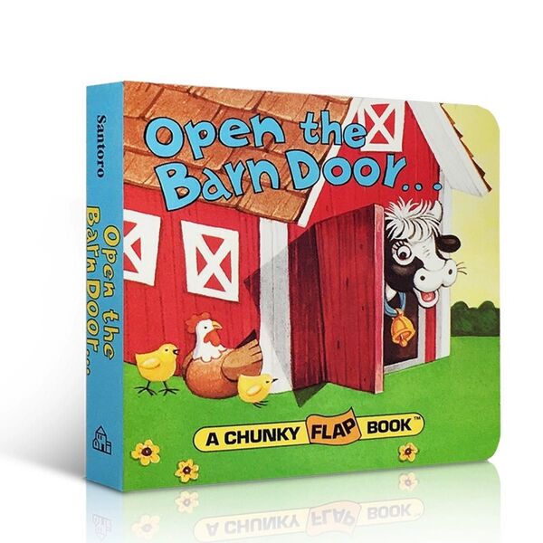 ミニ英語絵本 Open the Barn Door しかけ絵本