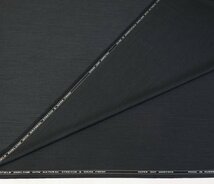 ■英国ローバック製・極上super100のストレッチ生地・汚れにくいナノフィニッシュ・チャコールグレーの縦の織柄・長さ3.7/3.5m_画像4