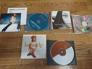 ★☆Ｓ07090　ブランディ（Brandy)【Brandy】【Never Say Never】【Afrodisiac】　CDアルバムまとめて３枚セット☆★