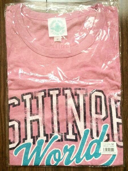 【未開封】 SHINee WORLD 2013 Boys Meet U 公式 Tシャツ ピンク M テミン オニュ ジョンヒョン ミンホ ミノ キー