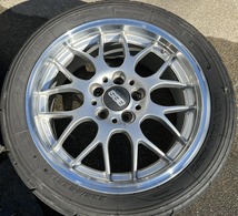 BBS FORGED RG717 鍛造 17インチ アルミホイール ４本＋タイヤ225/45R17 ★ボルボ V40 V60 V70 S60 C70 プジョー 308等に_画像4