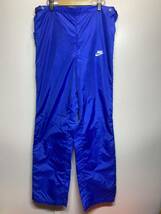 【S-M】 Vintage 70's NIKE NYLON PANTS ヴィンテージ 70年代 ナイキ ナイロン パンツ 青 フルジップ G2384_画像2