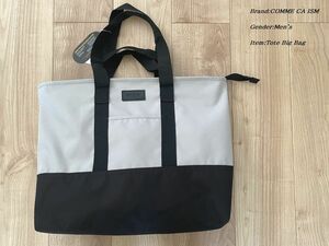 新品 COMME CA ISM MEN コムサイズム 大容量 トートバッグ エコバッグ 99XN01 総額5,390円