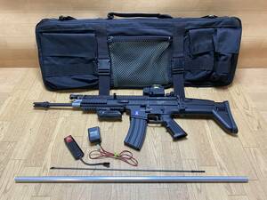 ３８ 動作確認済 美品 東京マルイ 次世代電動ガン SCAR-L MK 16 Mod 0 CAL. 5.56 MM. L012047 電動ガン EOTech CQB T-Dot ドットサイト付属