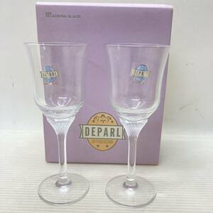 石塚硝子 DEPARL デパール アデリア グラス ADERIA ワイングラス ペア 食器 日本製 S-3198 箱付 未使用