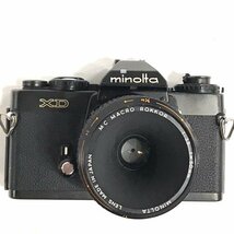 1円 MINOLTA XD MC MACRO NIKKOR 1:3.5 50mm 一眼レフフィルムカメラ レンズ マニュアルフォーカス_画像2