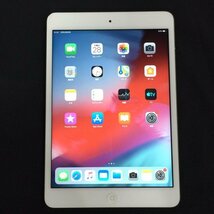 1円 Apple iPad Mini 2 Wi-Fiモデル 32GB A1489 ME280J/A シルバー タブレット 本体_画像2