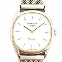 ロンジン クォーツ 腕時計 レディース シルバーカラー文字盤 未稼働品 純正ブレス ファッション小物 LONGINES_画像7